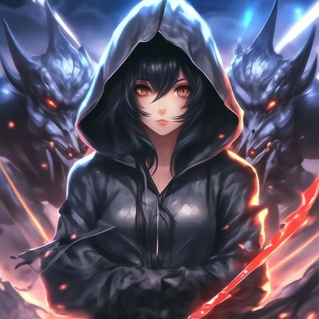 Аниме девушка демон