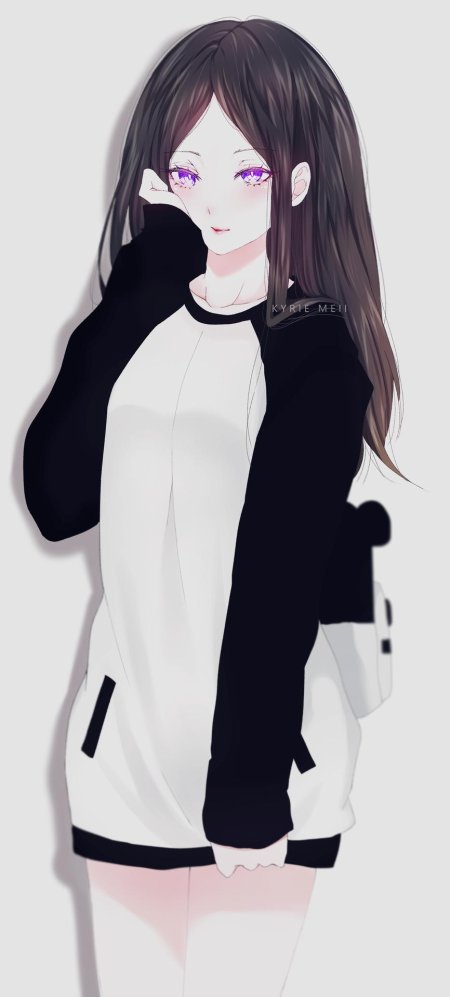 Аниме тянка пацанка