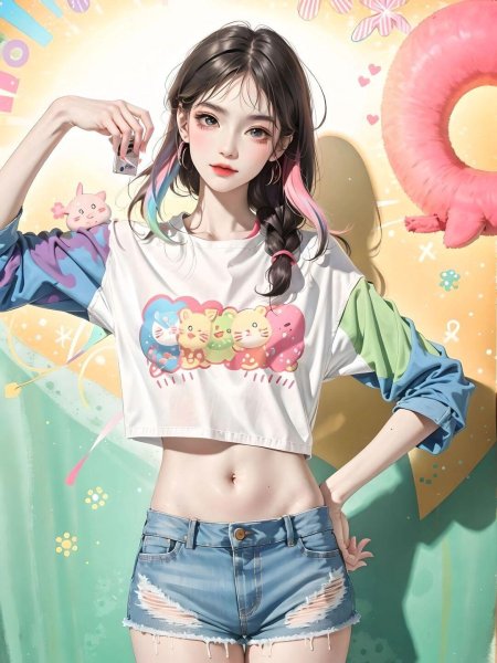 В стиле аниме