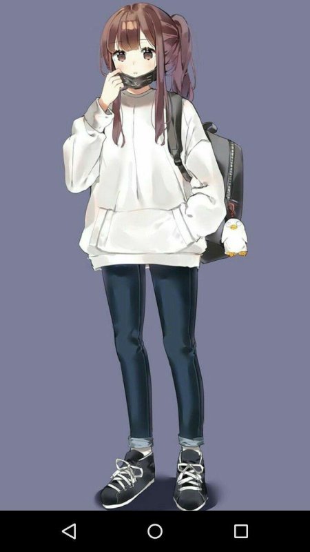 Аниме пацанка пофигистка