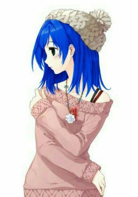 Аниме девушка красивая