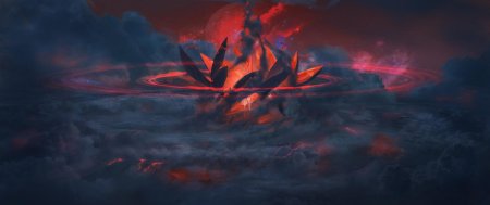 Цветок из огня тиамат