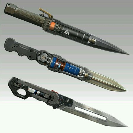 Футуристический нож
