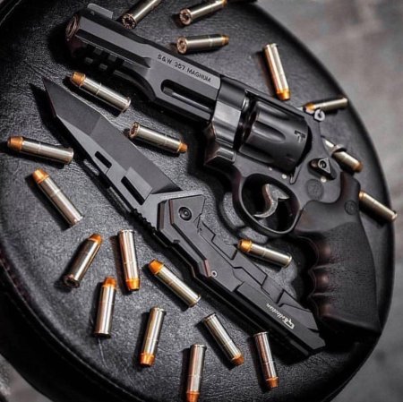 Пистолет с патронами