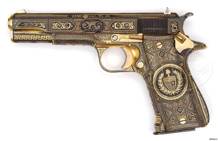 Кольт 1911 золотой