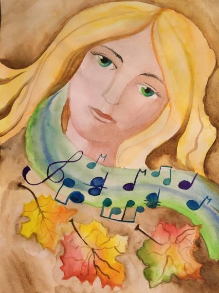 Фея музыки рисунок