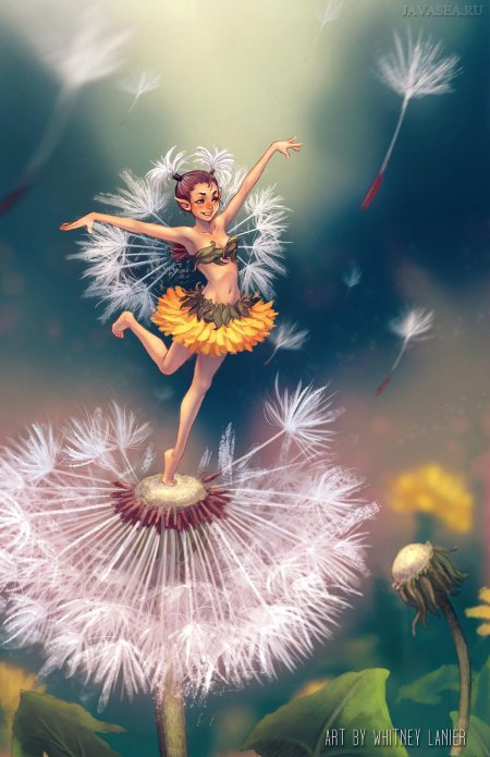 Одуванчик арт