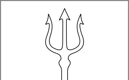 Трезубец нептуна посейдона