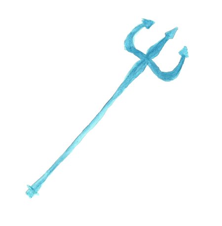 Трезубец нептуна посох