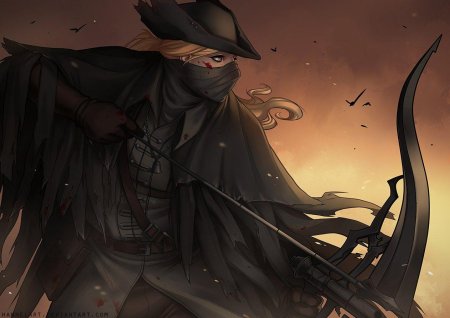 Охотник бладборн арт