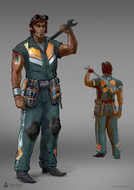 Cyberpunk механик art