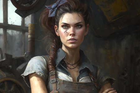 Девушка механик