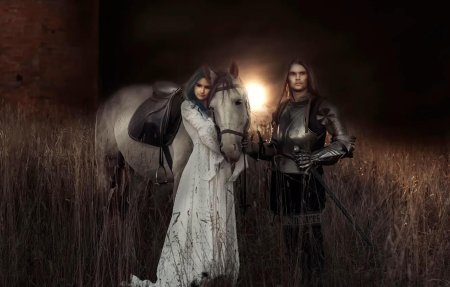 Фотосессия в стиле средневековья