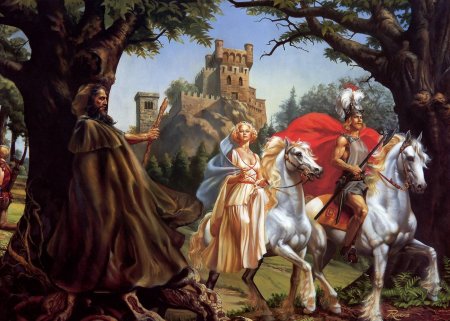 Гобелен рыцарь ланселот и гвиневра