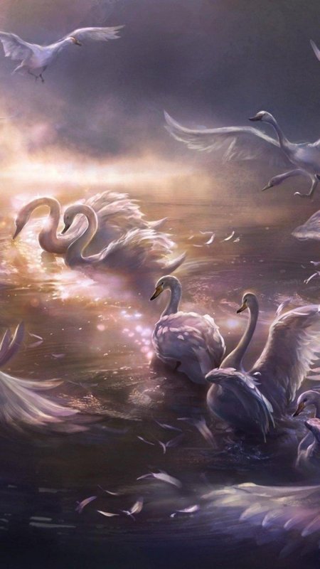 Лебедь фэнтези