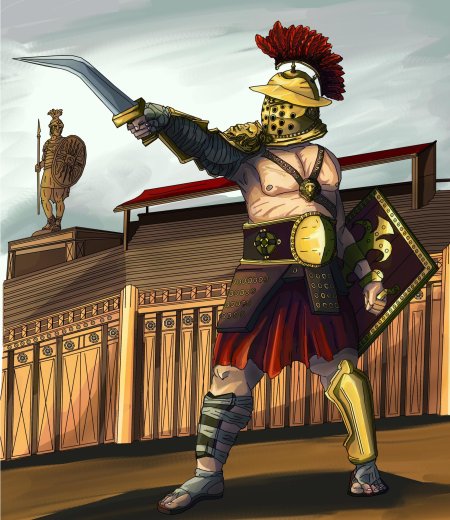 Гопломах гладиатор