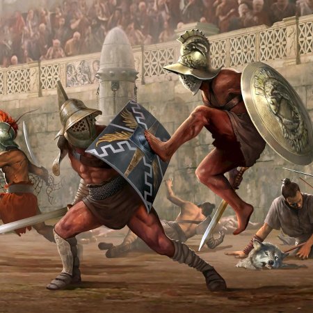 Гладиаторские бои в древнем риме