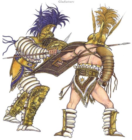 Римский гладиатор ретиарий