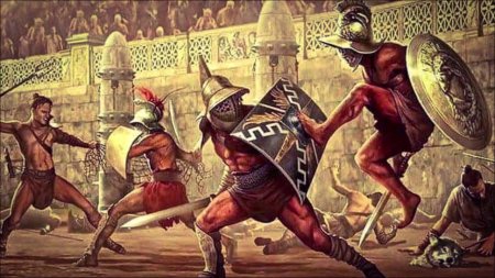 Гладиаторские бои в древнем риме