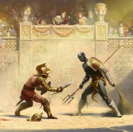 Гладиаторские бои в древнем риме