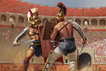 Гладиаторские бои в древнем риме