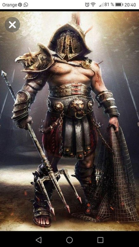 Рудиарий гладиатор