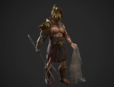 Римский гладиатор ретиарий