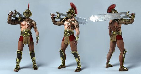 Мирмидон гладиатор