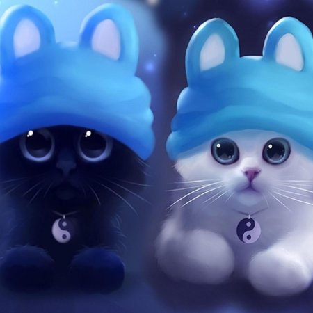 Милые мультяшные котята