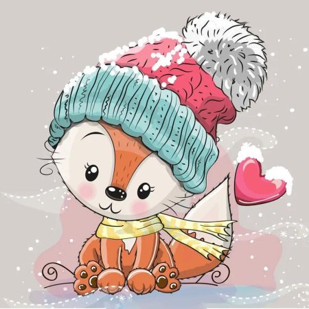 Новогодние мультяшки милые