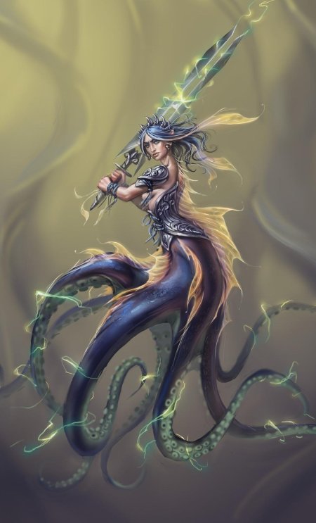 Полуженщина полуосьминог