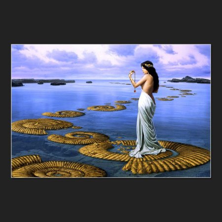 Афродита выходящая из пены морской картина