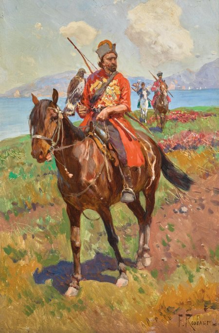 Франц алексеевич рубо казаки