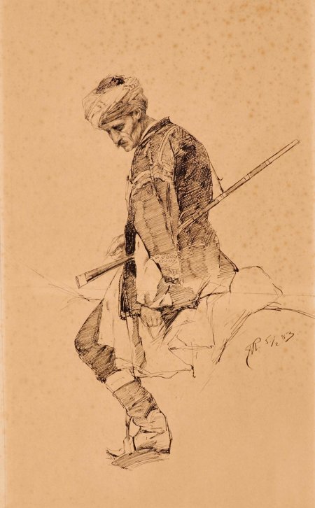 Рубо черкесский всадник