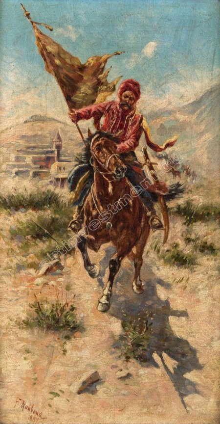 Франц алексеевич рубо всадник