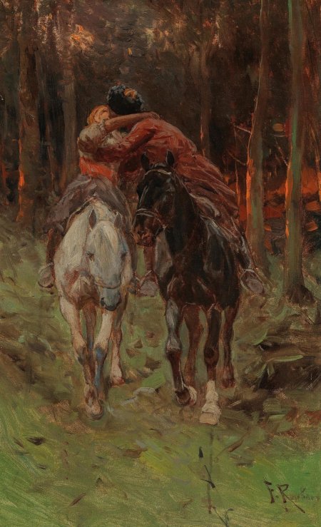 Франц алексеевич рубо всадник