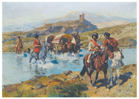 Франц рубо черкесы живопись