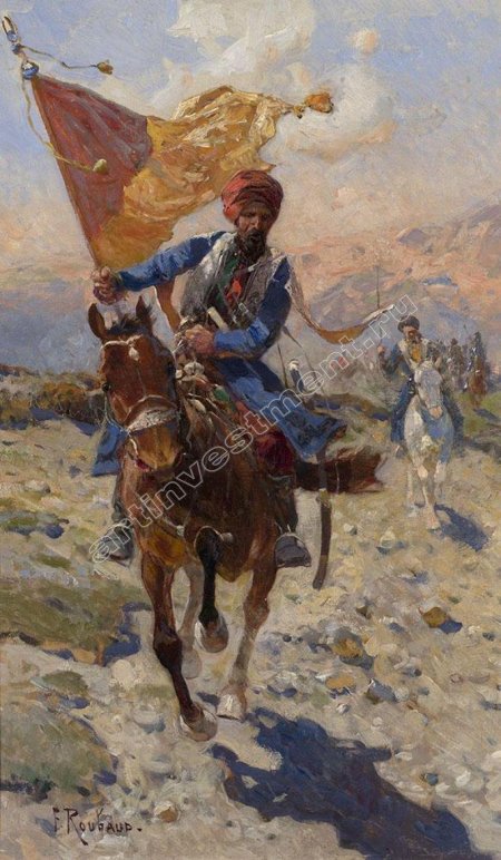 Франц алексеевич рубо всадник