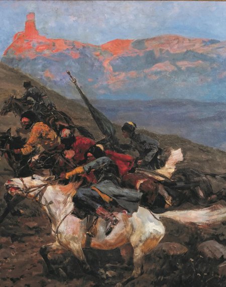 Франц рубо черкесы живопись