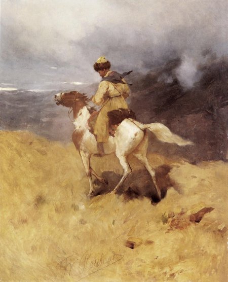 Франц рубо всадник