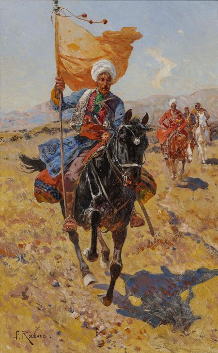 Франц алексеевич рубо всадник