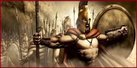 Спартанский воин