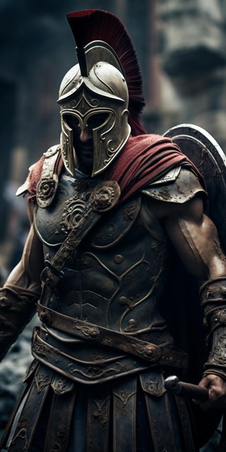 Спартанец воин