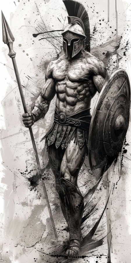 Гладиатор эскиз