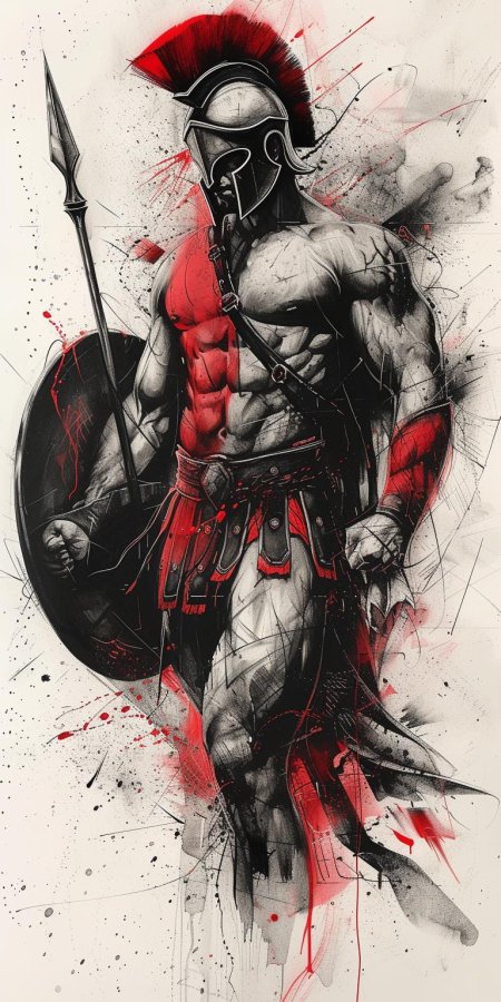 Татуировка воин