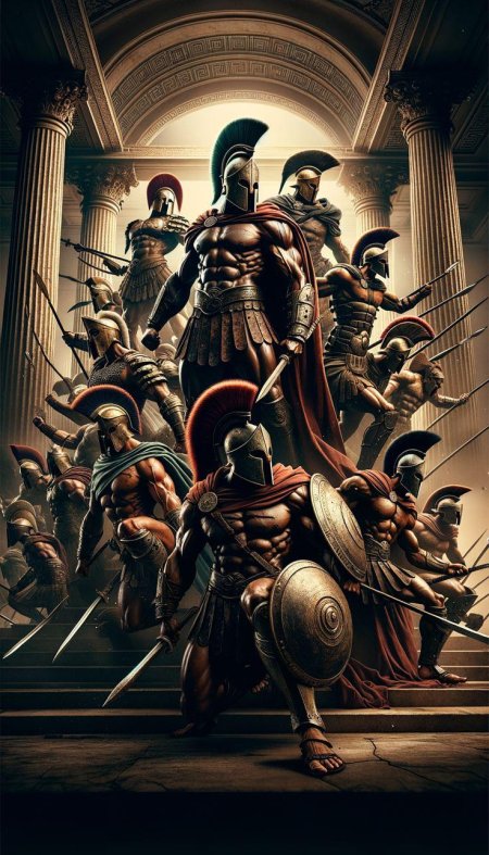 Spartan battle