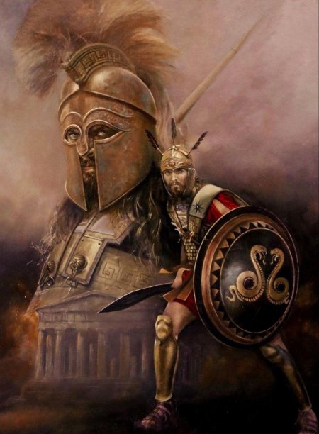 Греческий воин гоплит