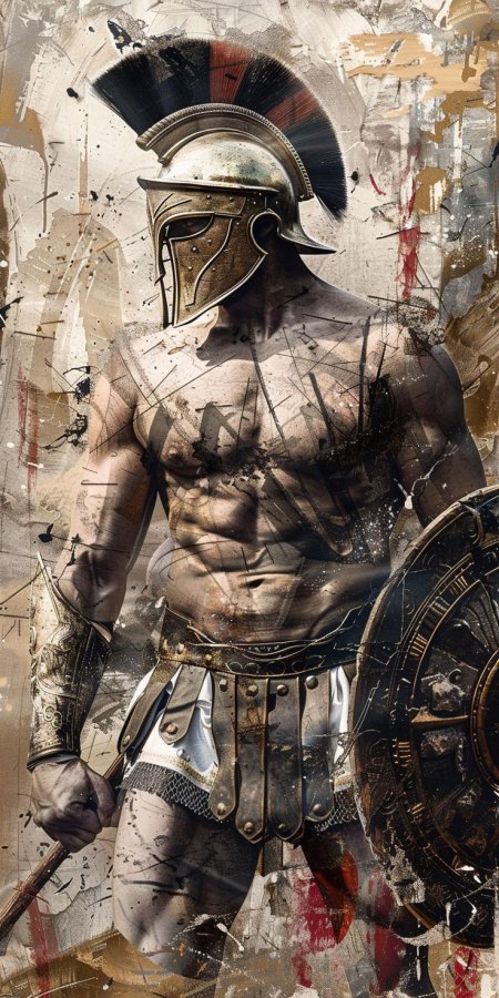 Спартанские воины