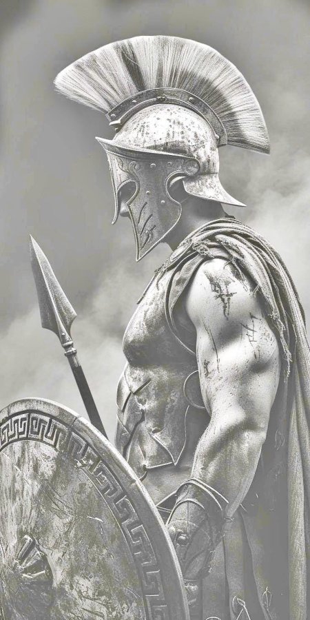 Спартанец воин