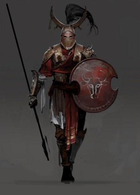 Спартанский гоплит ассасин крид